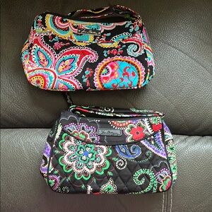 Vera Bradley little crossbody paisley bags in Parisian paisley and Kiev paisley
